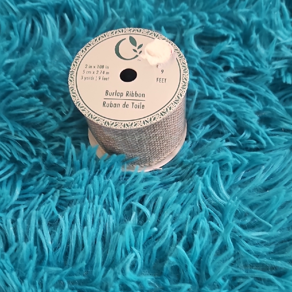 Burlap Ribbon Spool - Natural Burlap